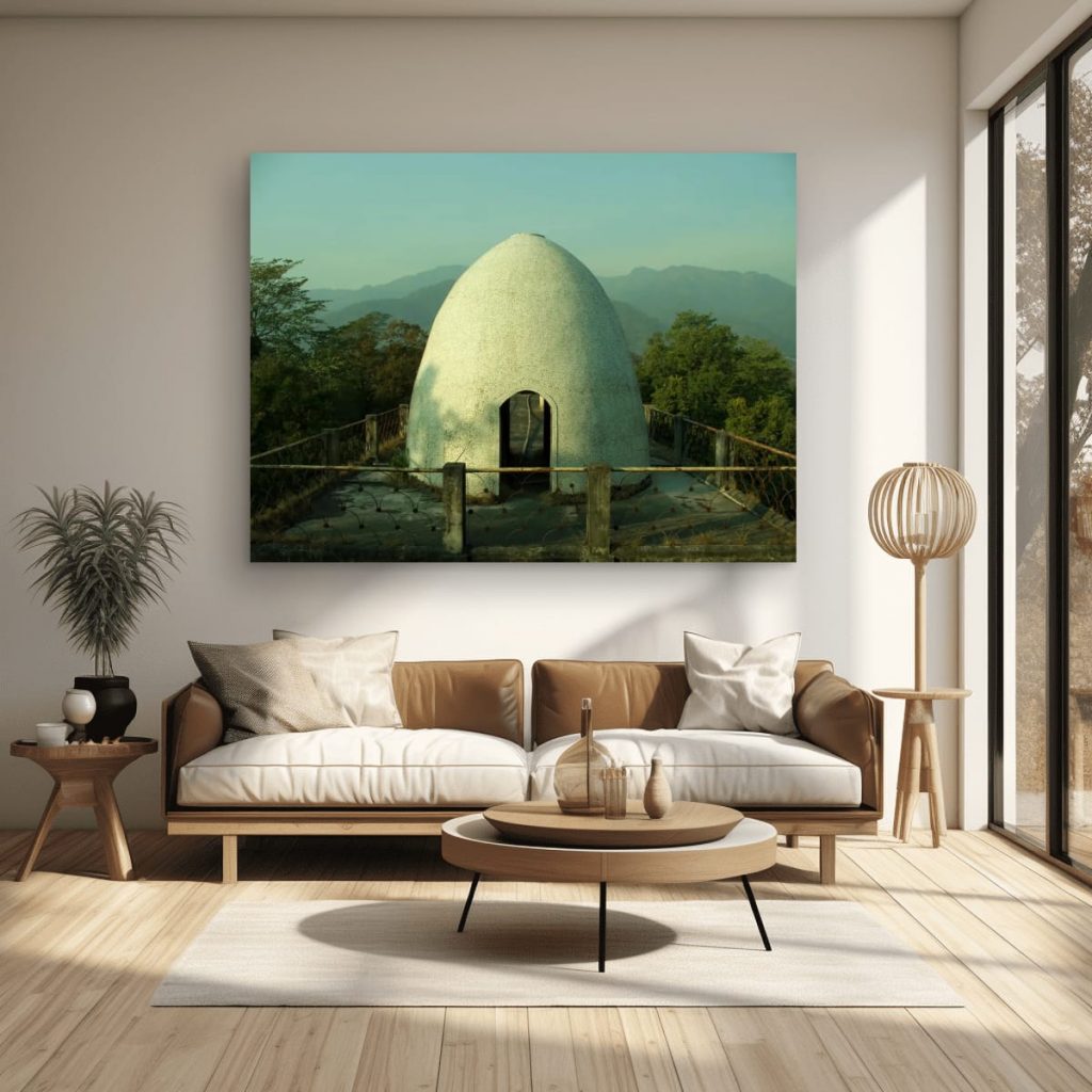 Meditation Chamber, Luxman Jhula, Rishikesh, India © Kenny Martin