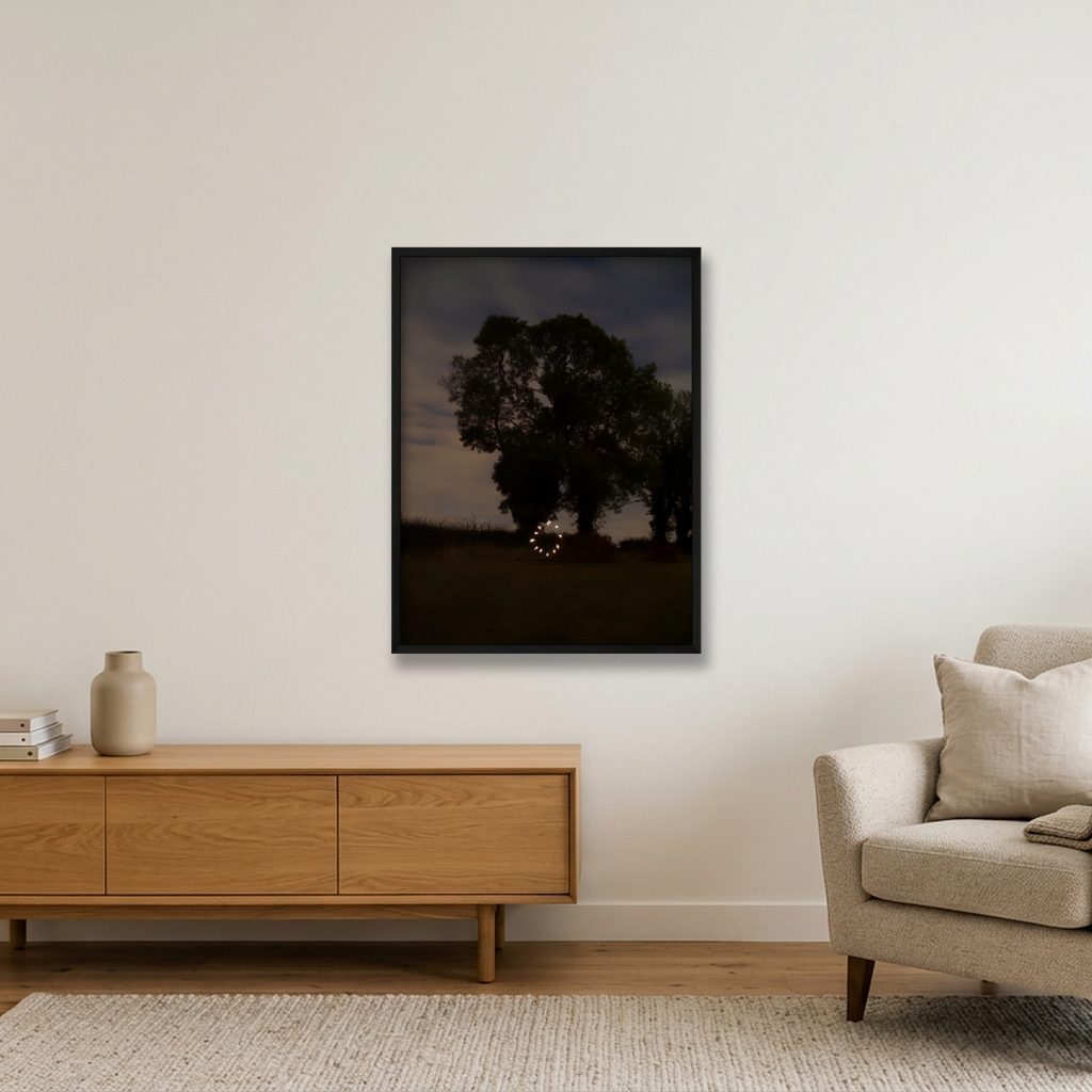 Yoga Clock Spark Circle by Kenny Martin Wingland, Rutland, England